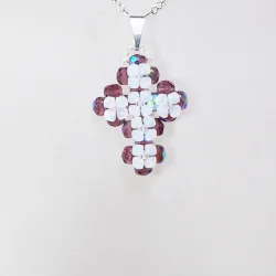 Pendant 30cm - Adena-Silver Chain - Pendant 30cm - Laiton argenté